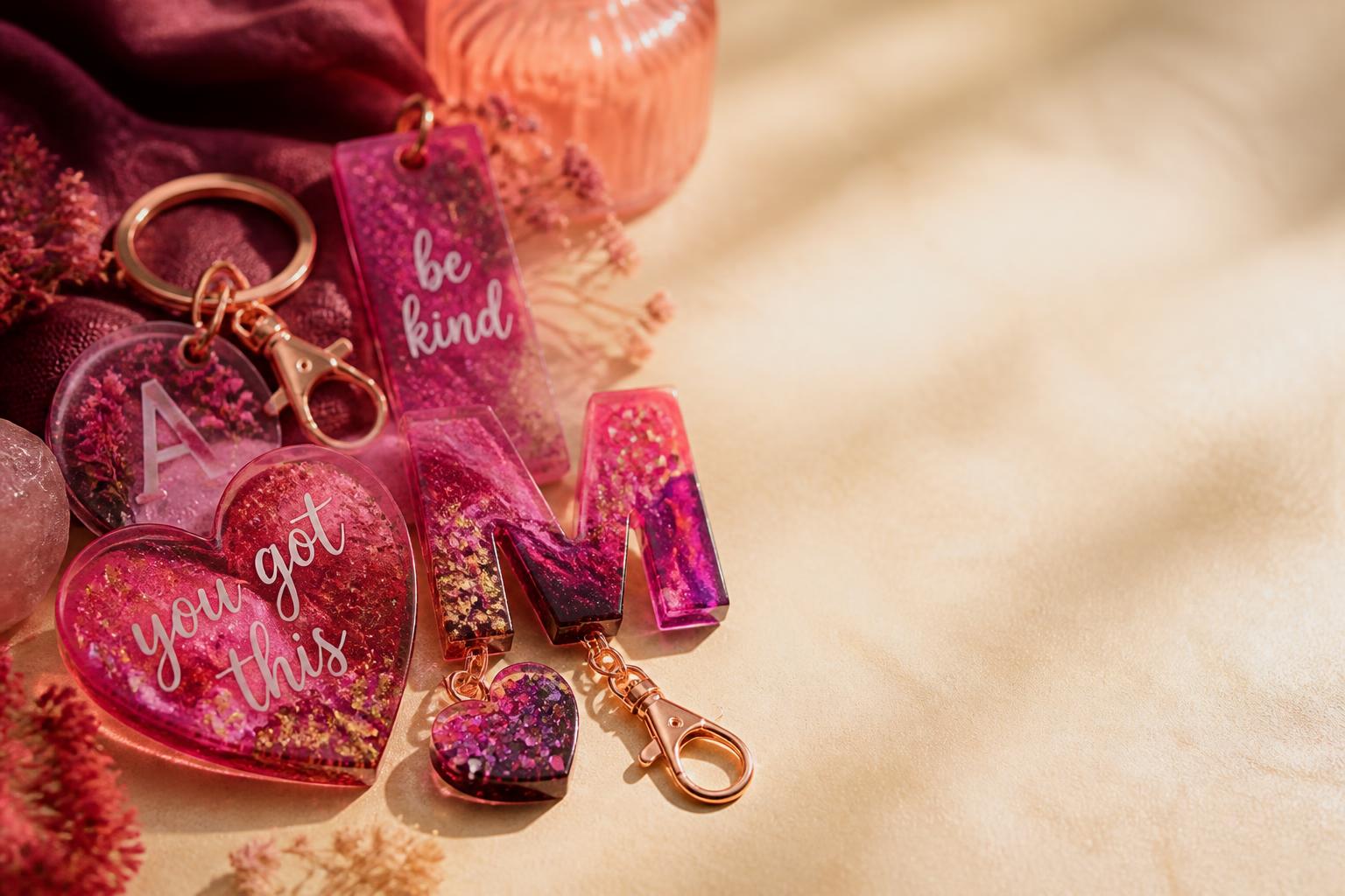 Glitter Resin Keepsakes