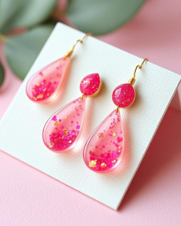 Resin Statement Earrings